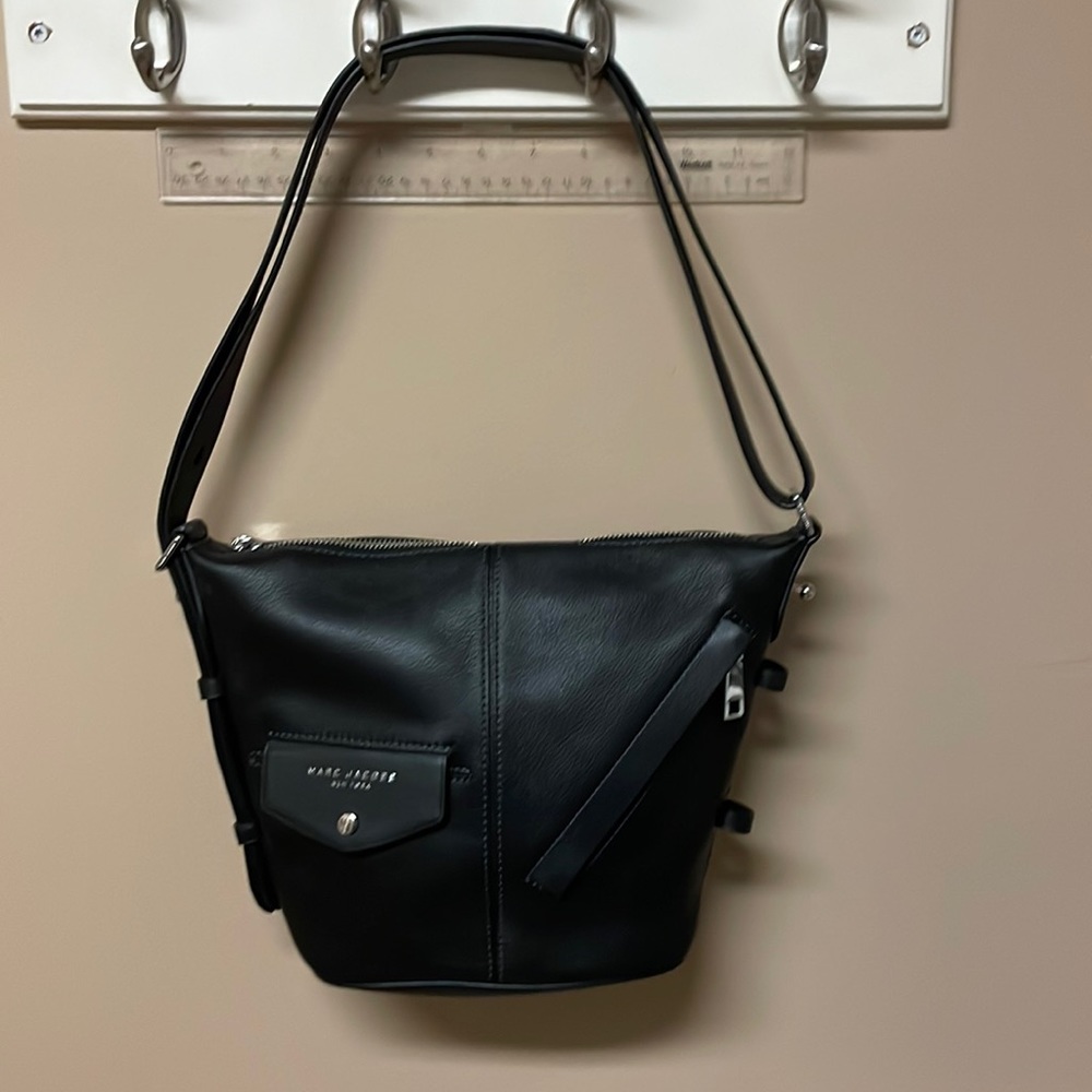 Marc Jacobs The Mini Sling Convertible Leather Hobo